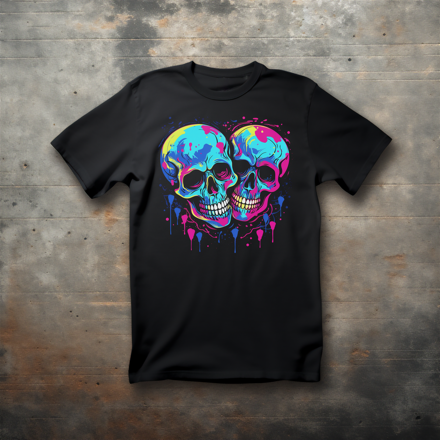 A Couple Skulls - Prism Pop Unisex Graphic Tee