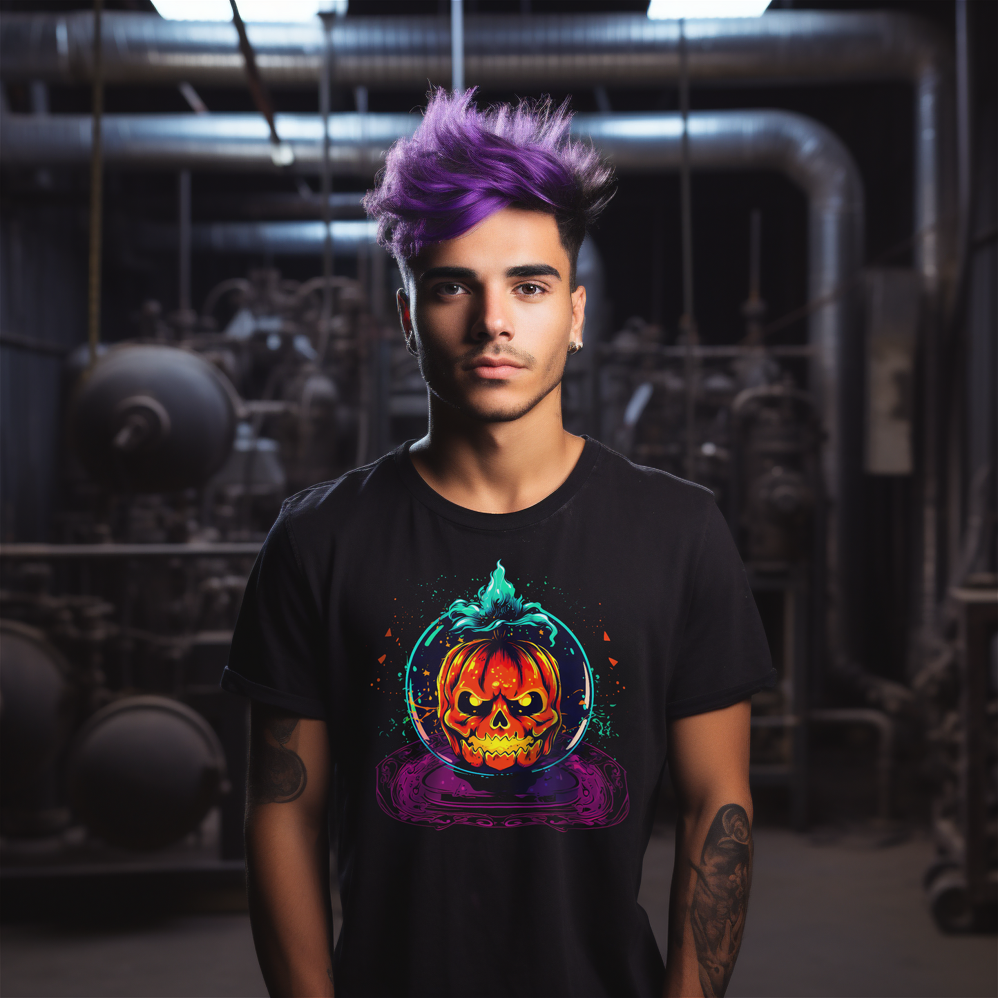 The Crystal Pumpkin - Prism Pop Unisex Graphic Tee