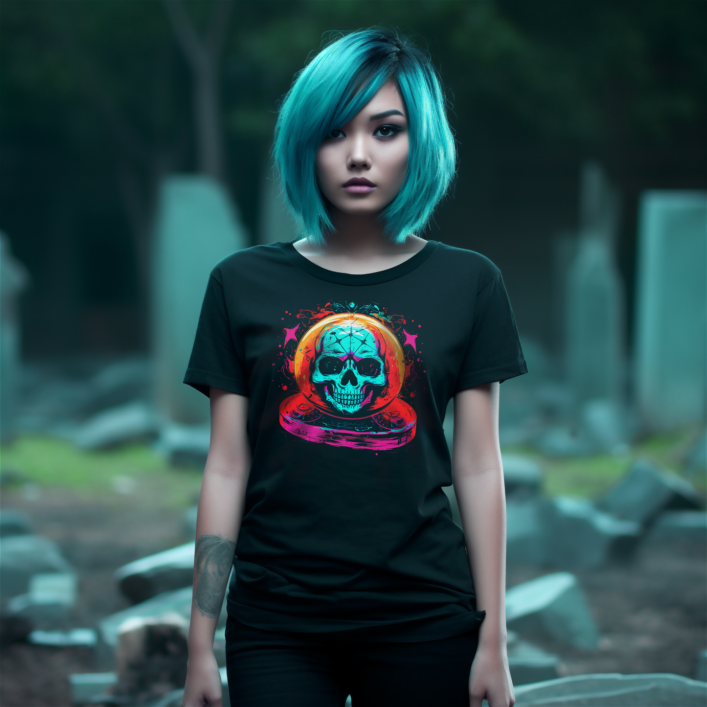 Crystal Skull  - Prism Pop Unisex Graphic Tee