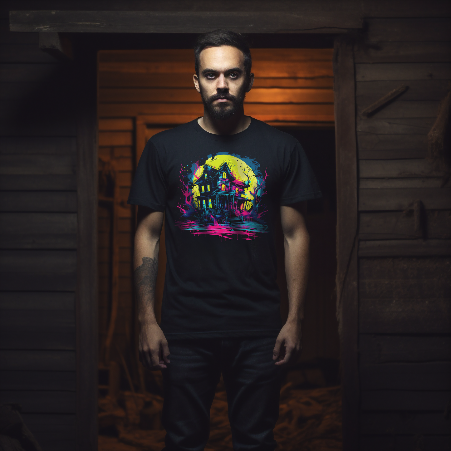 The Spook House - Prism Pop Unisex Graphic Tee