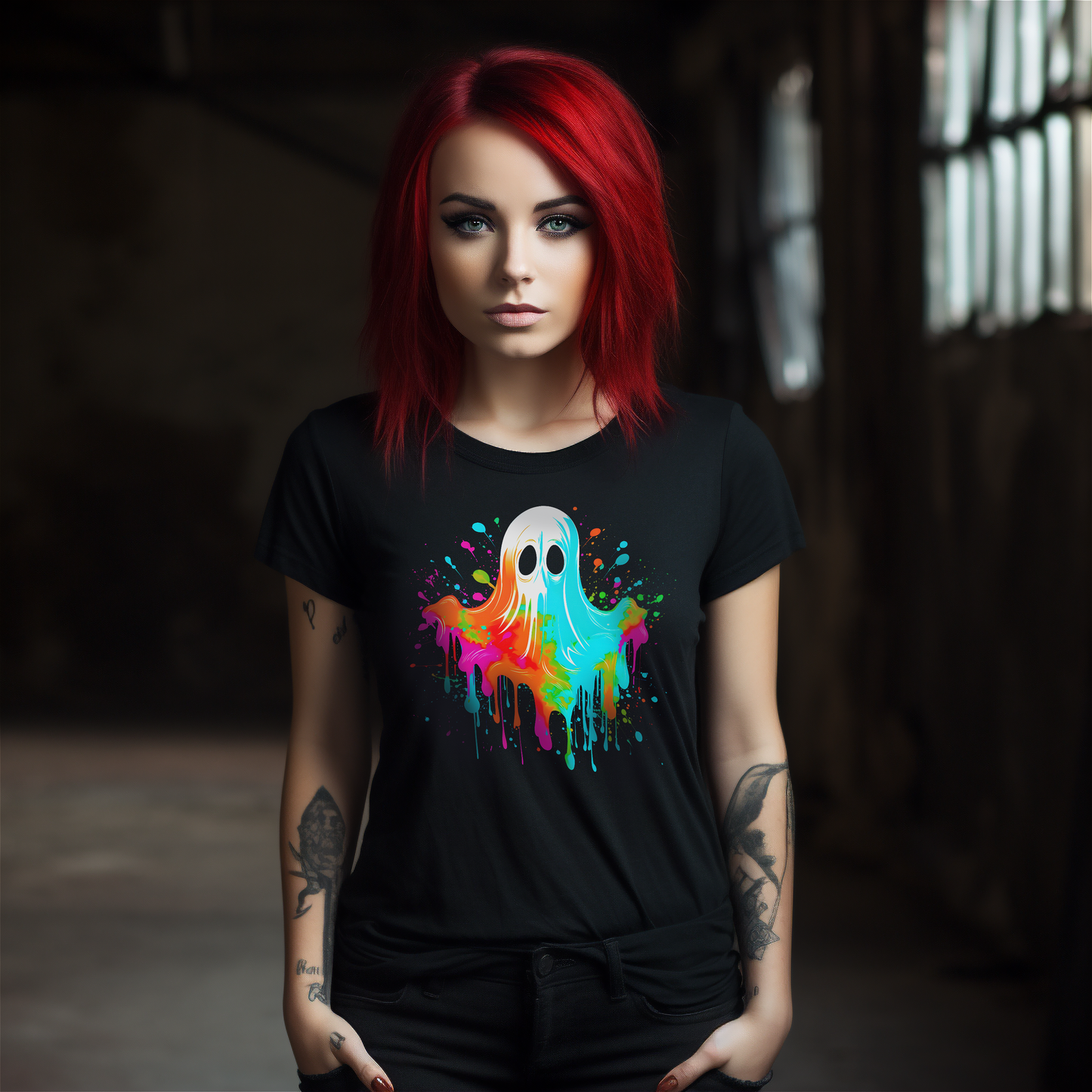 Sheety Ghost - Prism Pop Unisex Graphic Tee