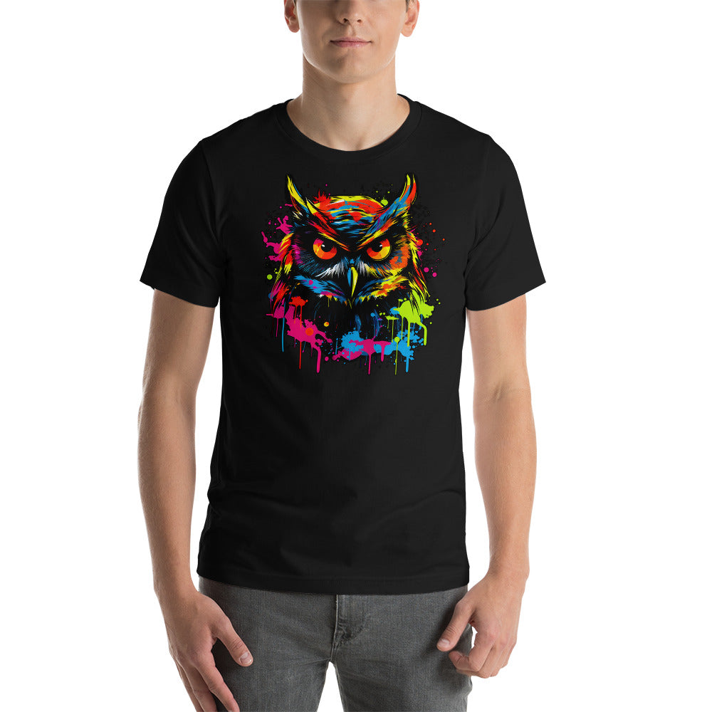 The Owl - Prism Pop Unisex Graphic Tee