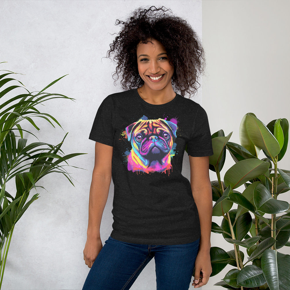 Pug - Prism Pop Unisex Graphic Tee